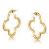 3078 Carmen Floral Shape Metal Earrings