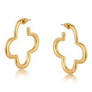 3078 Carmen Floral Shape Metal Earrings