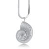 3466 Iman Shell Stainless Steel Necklace - Silver & Gold - Image 2