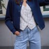 Red Button Linen Waistcoat