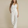 Red Button Linen Waistcoat - Image 4