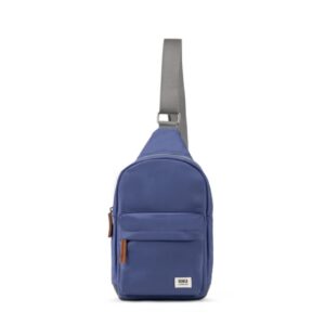 Roka Willesden B Indigo Recycled Nylon Large Crossbody Bag