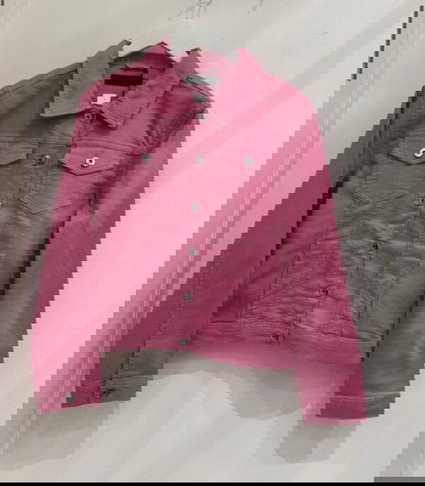 Roxy Pink Denim Stretch Jacket