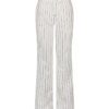 Red Button Colette Linen Stripe Trousers - Image 5