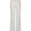 Red Button Colette Linen Stripe Trousers - Image 4
