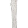Red Button Colette Linen Stripe Trousers - Image 3
