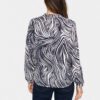 Saint Tropez Eda Blouse - Baritone Leaves - Image 2