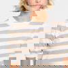 Saint Tropez Taupe Mila SS Block Stripe Pullover - Image 5