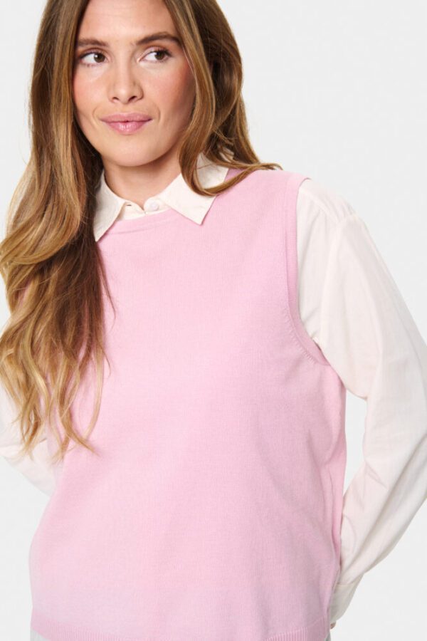 Saint Tropez Mila Pink Vest - Pink Nectar - Image 2