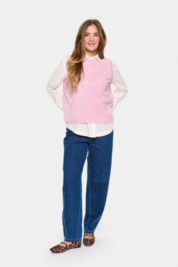 Saint Tropez Mila Pink Vest - Pink Nectar - Image 7