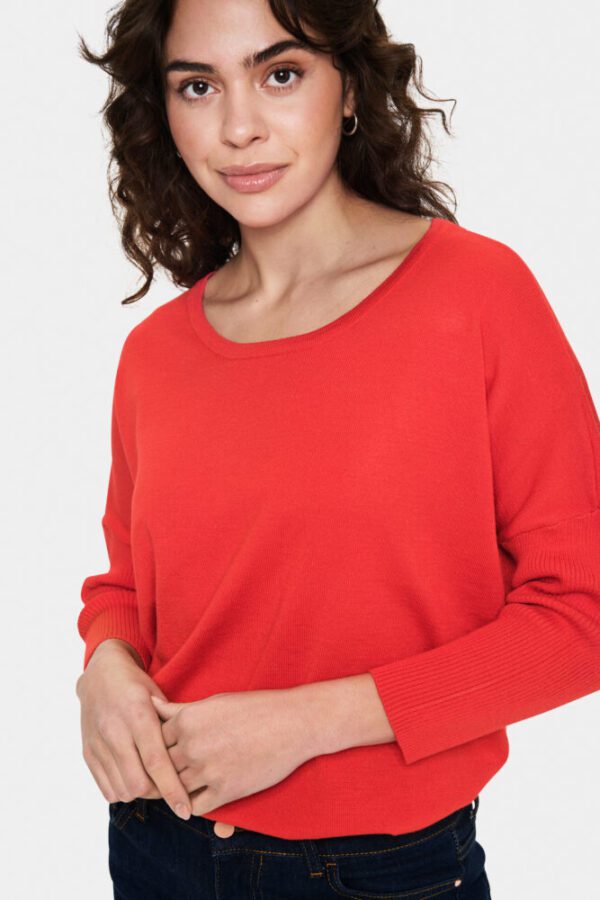 Saint Tropez Flame Mila R Neck Pullover