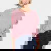 Saint Tropez Pink Nectar Mila R Neck Pullover