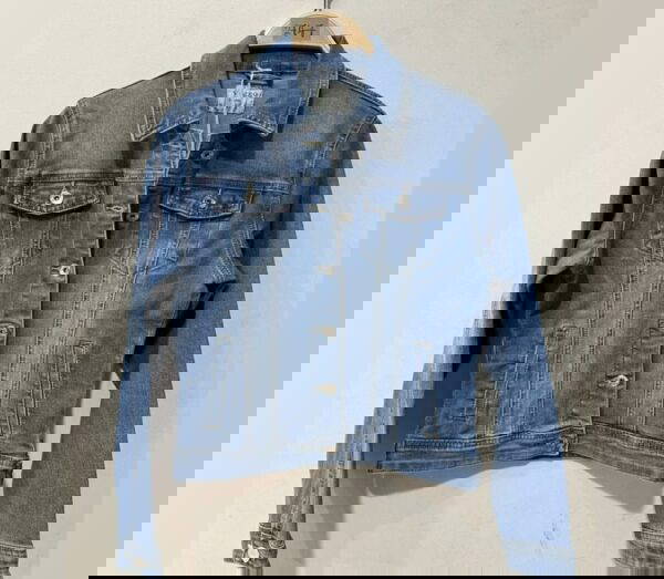 Roxy Mid Wash Denim Jacket