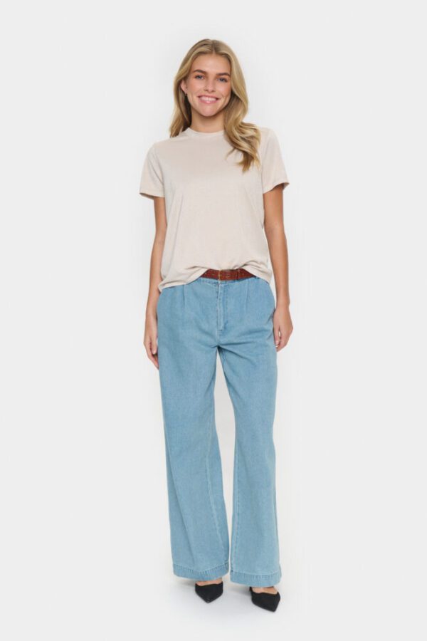Saint Tropez Taupe Haga T-Shirt - Image 6