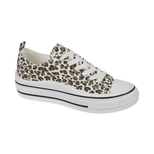 Montpellier Leopard Chunky Sole Trainers