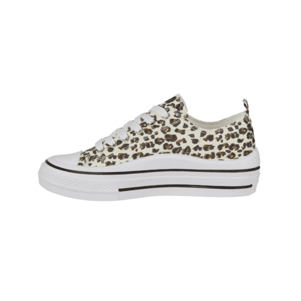 Montpellier Leopard Chunky Sole Trainers - Image 3