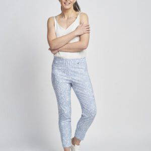 Pinns 302CT Denim Paisley Trousers