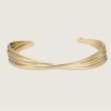 2197 Gold plated stainless steel Bangle