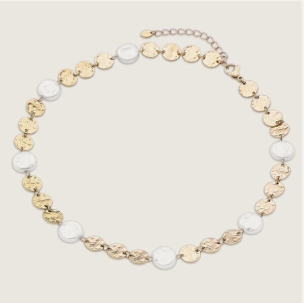 2767 Gold Plated Stainless Steel Clasp Necklace