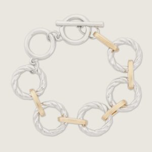 2156 Two tone bracelet