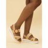 Lunar Elise Beige Sandals - Image 9