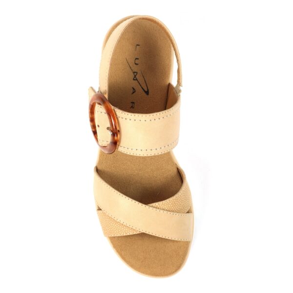 Lunar Elise Beige Sandals - Image 7