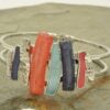 FB122 Multi Coloured Hinged Bracelet
