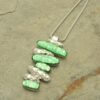 FN436 Green Layer Necklace