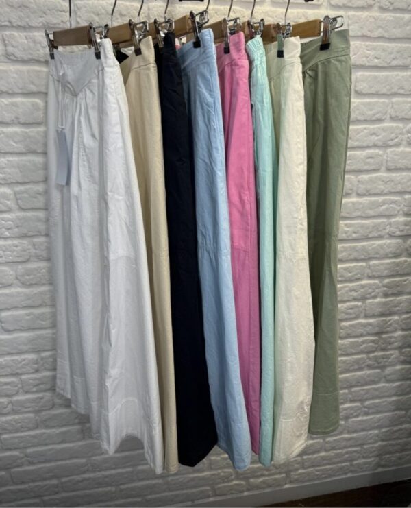 Reece Cotton Pleated Skirt - Image 3