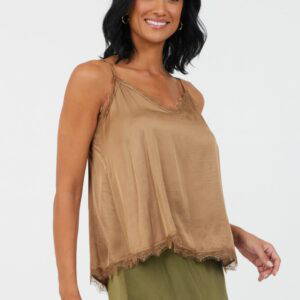 Suzy D Kerra Caramel Top