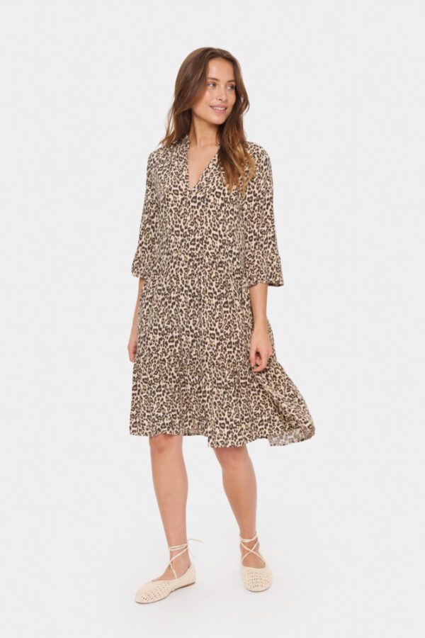 Saint Tropez Cream Leopard Eda Dress - Image 6
