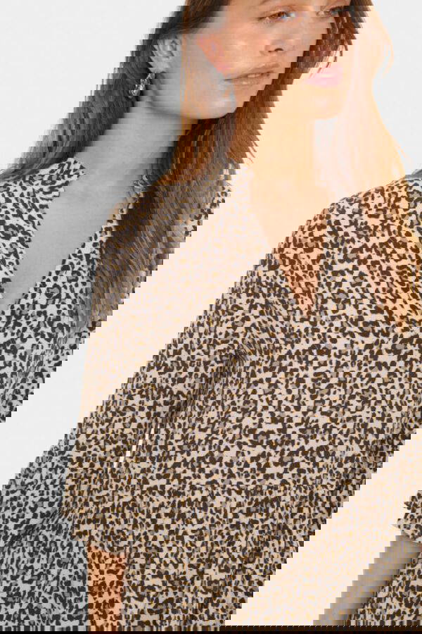 Saint Tropez Cream Leopard Eda Dress - Image 5