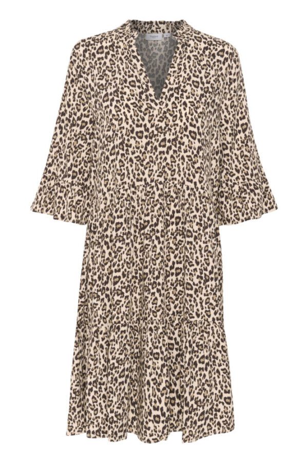 Saint Tropez Cream Leopard Eda Dress - Image 4