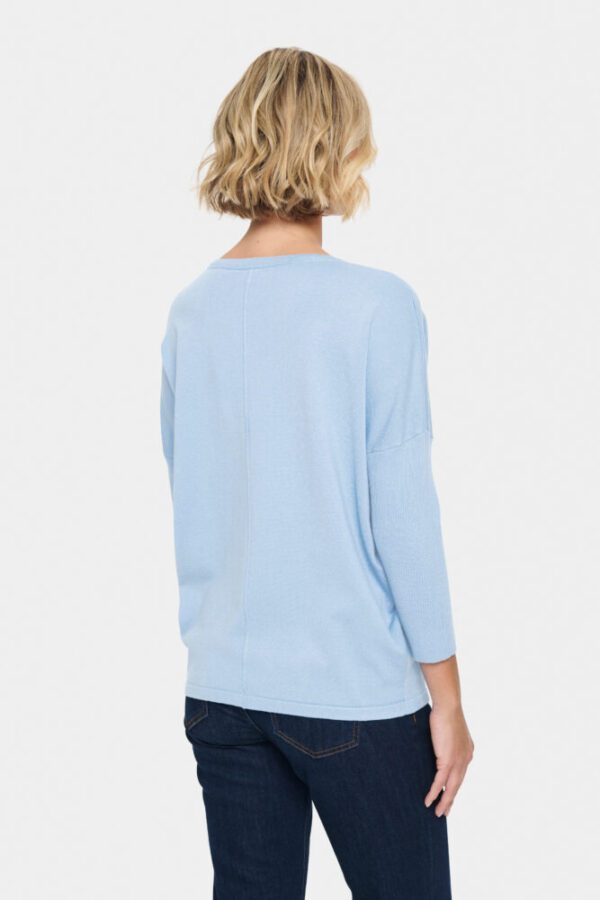 Saint Tropez Mila RN Chambray Blue Pullover - Image 2