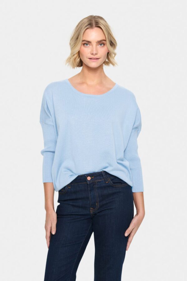 Saint Tropez Mila RN Chambray Blue Pullover - Image 4
