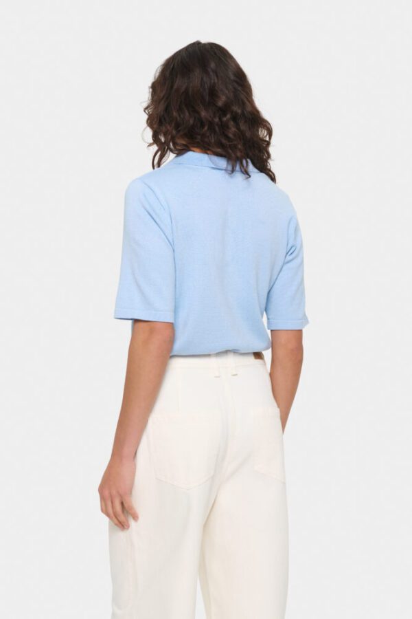 Saint Tropez Mila Polo SS Pullover - Image 4
