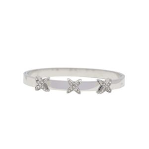 7301 Waterproof Kiss Bangle in Silver