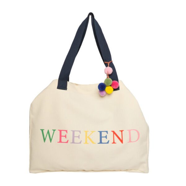 3505 Constellation Large Weekender Cotton Tote Bag