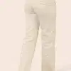 Allegra Button Jeans in White & Stone - Image 8
