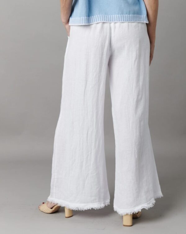 Heidi Wide Leg Linen Trousers - Image 5
