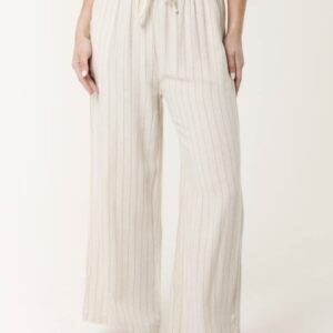 Agnes Pin Striped Elasticated Trousers