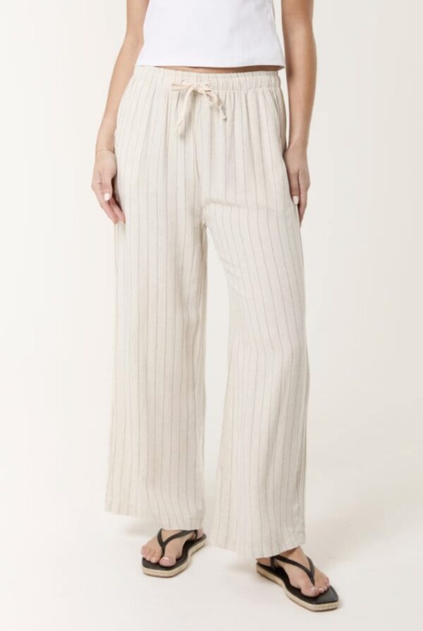 Agnes Pin Striped Elasticated Trousers