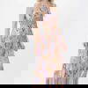 Suzy D Krystal Print Sleeveless Button Front Maxi Dress - Image 3