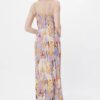 Suzy D Krystal Print Sleeveless Button Front Maxi Dress - Image 4