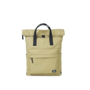 Roka Black Label Canfield B Khaki Recycled Canvas Backpack Bag