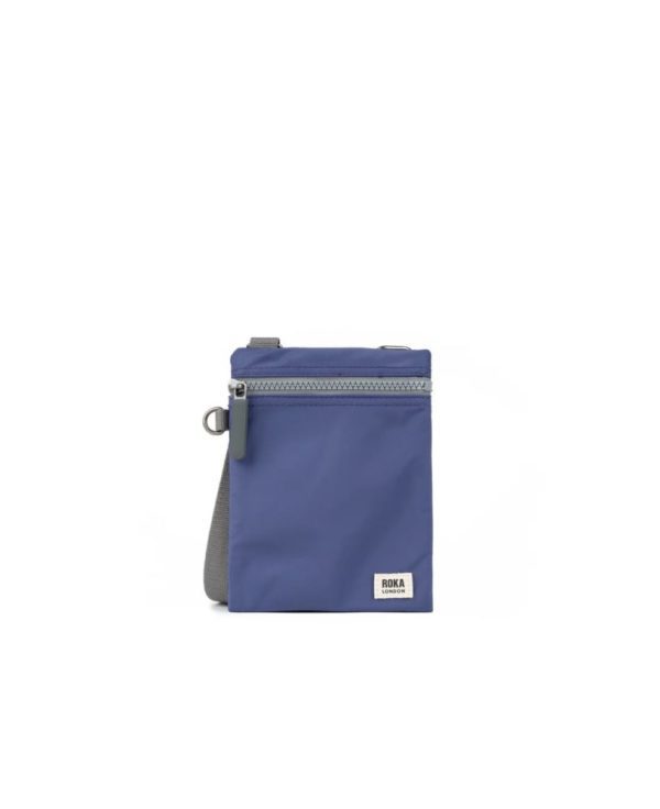 Roka Chelsea Indigo Recycled Nylon Crossbody Bag