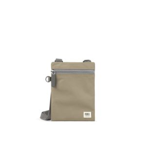Roka Chelsea Taupe Recycled Nylon Crossbody Bag