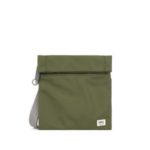 Roka Stratford Military Small Recycled Nylon Crossbody Bag