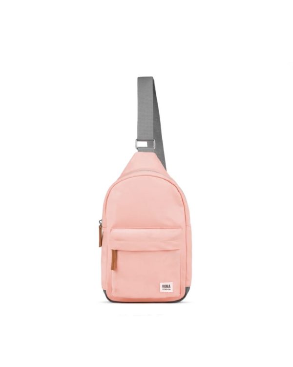 Roka Willesden B Punch Recycled Nylon Crossbody Bag