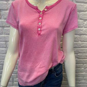 Jamie Stonewash Button T-Shirt